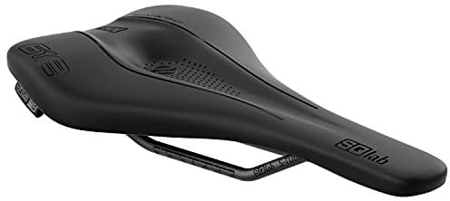 SQlab Unisex – Erwachsene 612 Ergowave Active 2.1 Road & MTB Race Fahrradsattel, Schwarz, 13 cm