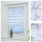 ourdeco® Doppel-Rollo, Duo Rollo Klemmfix / 75 x 160 cm, mit Druckmotiv Espiral Blue/lichtdurchlässig, Blickdicht