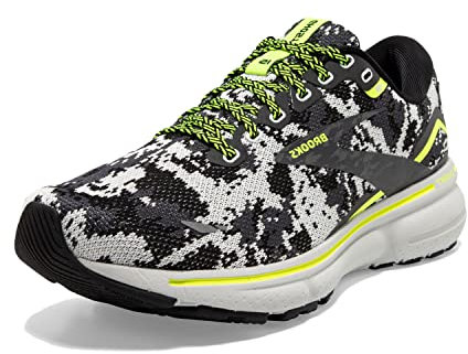 Brooks Ghost 15, Laufschuhe für Damen, Schwarzes Ebenholz Nachtleben, 43 EU