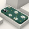 LEECG für iphone 11 Pro Max Hülle Seite kreatives Design Drucke Schlanke Weiche Schützende Handyhülle iphone 11 Pro Max 6,5 Zoll-Gänseblümchen Grün