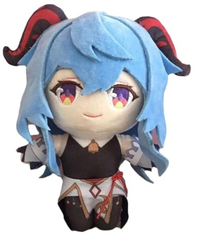 KUKUShining Genshin Plüsch, 20cm Anime Figur Impact Kuscheltier Weiches Cartoon Spielzeug Süße Stoffpuppe for Fans Geburtstagsgeschenke(Gan Yu)