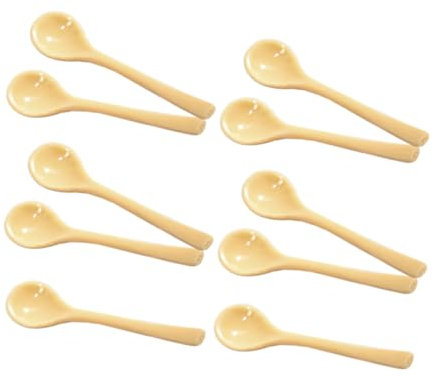 VICASKY 10stücke Miniatur Teilig Für Deko Resin Mini-essbesteck Für Kreative Miniatur- Als Wohnaccessoire Und Spielzeug