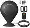 TV Aerial, Indoor TV Aerial 360° Reception High Gain Digital TV Antenna with Strong Signal Booster Support 4K 1080P Local TV Channels