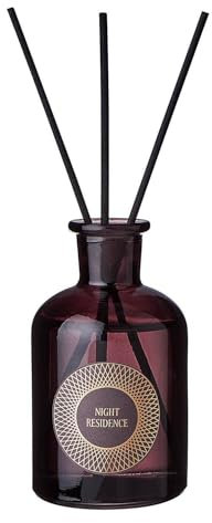 BUTLERS Raumduft mit Stäbchen – SCENTS of Gold „Night Residence“ – Ätherisches Öl mit Duftstäbchen 125 ml | Weihrauch Oudh Moschus Aroma Duft | Lufterfrischer Duftöl Dekoration Badezimmer Wohnzimmer