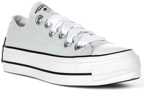 Converse Damen Ct As Lift Platform Sketch Low Sneaker A10426C, Hell, blau, 9.5