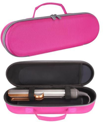 Mumlicha Tasche für Dyson Airstrait Haarglätter, Schutztasche Kompatibel mit Dyson Airstrait Glätteisen Tasche, Reisetasche Aufbewahrung für Dyson Airstrait Glätteisen (Rosa)