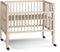 tiSsi Beistellbett Maxi Boxspring/Anstellbett Maxi Boxspring/Stillbett/Stubenwagen Allrounder - von Anfang an dabei, Farbe: seidenbeige, Maße: 90x50 cm, Material: Buche massiv