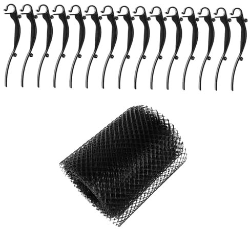 OSALADI Mesh Gutter Guard Leaf Cover for Gutter Wide Easy Installation for Garden and Balcony Drainage Systems