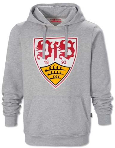 VfB Stuttgart Hoody Wappen grau