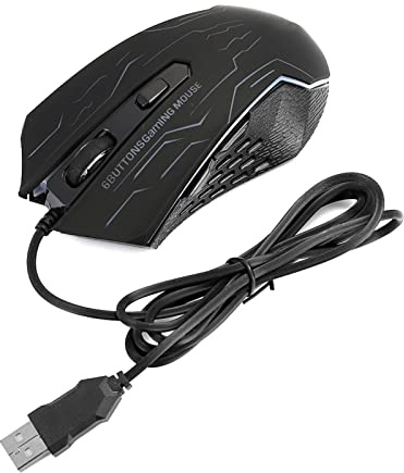 CHICIRIS 3200dpi Silent Gaming Mouse USB USB Wired Portable Gaming Mouse Chip Incorporado de Alta Gama