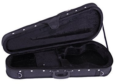 Gearlux Hartschalenkoffer für Bariton-Ukulele, Schwarz