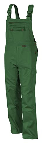 Qualitex - Latzhose Comfort MG 300 1-F, DUNKELGRÜN, 58 58,Dunkelgrün