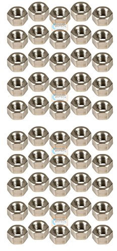 Size M16 Hexagon Hex BZP Full Nut - Pack 50