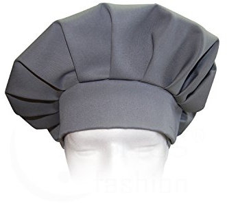 CG Workwear Kochmütze, Farbe Graphitgrau, Profimütze, Qualitäts-Arbeitskleidung, Made in Germany
