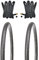Kujo 2X 28 Zoll Fahrradreifen Set 700x45c Resul inkl. Schlauch AV