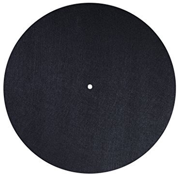 Dynavox Plattenteller-Auflage PM2 für Plattenspieler, antistatischer Filz, 30 cm Durchmesser, Schwarz