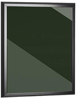 Objektrahmen 2 cm tiefer Bilderrahmen VARIANTO35 20x20 cm Schwarz matt mit Passepartout