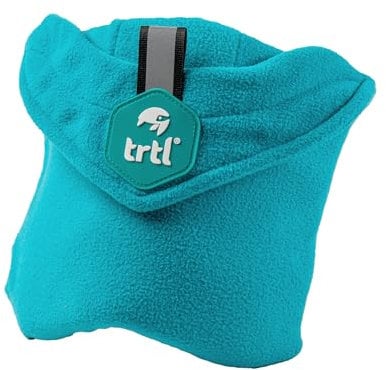 trtl Pillow – Wissenschaftlich belegt super weiches Nacken unterstützendes Reisekissen - Waschmaschinenfest (Aqua Pop, Kind)