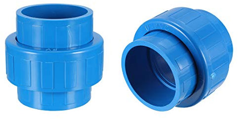 sourcing map Lot de 2 connecteurs rapides pour raccord de tuyau en PVC 32 mm x 32 mm