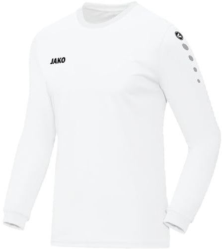 JAKO Kinder Trikot Team (Langarm), Weiß, 128