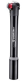 Merida Bikes - Teleskopische Aluminiumpumpe | MTB | 3 in 1 Presta, Schrader und Dunlop Ventil | Maximal 80psi/5,5Bar | Rahmenverankerungskit inklusive