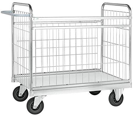 Gitterwagen Paketwagen 300 kg, LxBxH 1.190 x 650 x 1.025 mm, verzinkt