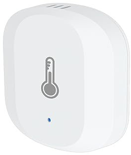 Woox 701266 Sensor Smart Temperatur und Feuchtigkeit, R7048 Weiß
