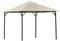 Outsunny Metall-Gartenlaube 3x3m mit doppeltem Vordach, Weiß und Creme
