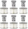 WuYan 6pcs Filter + 6pcs Filterhalter im Lieferumfang für Mspa Whirlpool Ersatz Filter,Kartuschenpumpe für heiße U-Boote und Spa,Für aufblasbare Pools - Modelle ab 2020