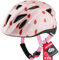 ALPINA XIMO - Leichter, Sicherer & Bruchfester Fahrradhelm Mit Optionalen LED-Licht Für Kinder, Strawberry Rose Gloss, 47-51 cm