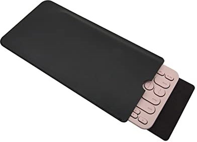 Tastaturhülle für Logitech K380 Tastatur, Tragbare Tragbare Staubdichte Tastaturschutztasche Zur Aufbewahrung der Tastatur, Kunstleder Slim(Schwarz)