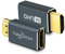 Twozoh Adattatore HDMI Estensione 8K (2 Pezzi), HDMI 2.1 maschio a femmina Connettore Extender Supporto 8K@60Hz, 4K@120Hz, 2K@240Hz