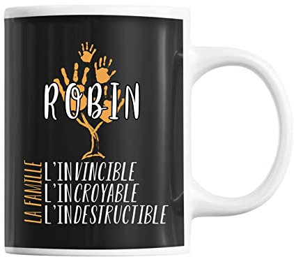 Mug Nom de Famille Robin | Tasse idée cadeau famille