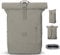 Johnny Urban Rolltop Rucksack Damen & Herren Desert Grey - Robin Large - Tagesrucksack mit 16 Zoll Laptopfach - Recyceltes PET - 18-22L - Wasserabweisend