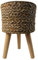 Leaf Large Planters Plant Pots, 39cm Woven fibreglass Composite