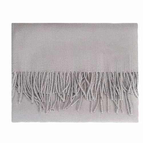 NGT new guide steps Warm Scarves Scarf Women Wool 200cm Long Good for Christmas or New Year Gift (Grey)