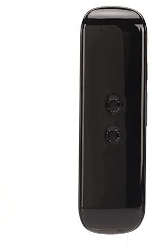 Intelligenter KI Sprachübersetzer, Übersetzer für Mehrere Sprachen, 44 Sprachen, Sofortige Tragbare 2 Wege Übersetzungsgeräte für das Lernen auf Reisen (Schwarz)