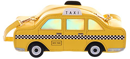 Kawaii-Story LB-6087 Gelb Auto NYC New York Taxi Trend Party Tasche 30x9x10cm Pu
