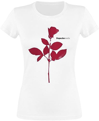 Depeche Mode Frauen T-Shirt weiß XL 100% Baumwolle Band-Merch, Bands, Nachhaltigkeit
