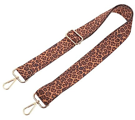 VALICLUD Breiter Schultergurt Mit Leopardenmuster Bassgurt Handtaschenriemen Riemen Für Handtaschen Handtaschengürtel Selber Machen Kettendekor Ukulele Gitarre Polyester Baumwolle Damen