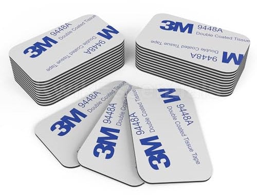 50 Pack 3M Strong Double Sided Tape Heavy Duty, Waterproof Adhesive for Outdoor & Household Mounting, Double Sided Sticky Pads, Heavy Duty Foam Pads, Waterproof Rectangle (50mm x 30mm x 1.5mm)