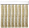 Tenda in ciniglia per roulotte (lunghezza 185 x 56 cm larghezza, beige)