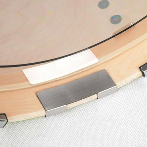 Bass Drum Hoop Guard, Edelstahl Bass Drum Hoops Protector, Bass Drum Ring Protector Drum Hoop Guard Drum Edge Protection