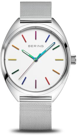 BERING Unisex Uhr Quarz Movement - Classic Collection mit Edelstahl und Saphirglas 127220-40-004-5 ATM