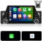 NHOPEEW 1Din Autoradio mit Wireless Carplay und Android Auto - 5 Zoll Touchscreen Radio mit Knopf Unterstützung Mirror Link EQ FM Bluetooth + 12 LED Lichter Rückfahrkamera