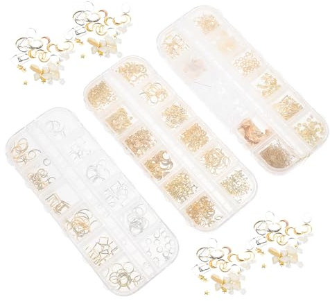 VILLFUL Boxen Epoxidharz Füllmaterialien Diy Zubehör für Schmuckherstellung Handgemachte Epoxidfüllung Legierung Epoxy Zubehör Epoxy Kit Transparente Füllstoffe