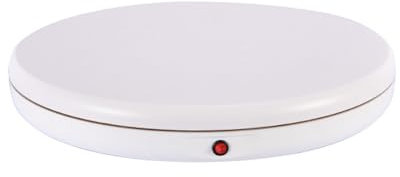 Andoer Base Giratoria Electrica, 45cm Plataforma Giratoria Electrico con 100KG de Carga, Plataforma Rotatoria de 360 ° con Control Remoto para exhibición de Productos Espectáculo de Video en Vivo