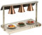 JAVPTAV Speisenwärmlampe, Buffet-Speisenwärmlampe, 1-4-Kopf-Pizzabuffet-Wärmelampen, Edelstahl-Tischplatte, for Buffet-Küchenrestaurant,1-Kopf(Heads)