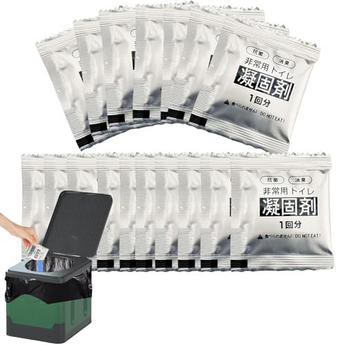 Urin Absorbierendes Pulver, Tragbare Campingtoilette Saugpulver, 100 Stück Wasseraufnahme Toilette Saugfähiges Gelpulver, Tragbares Kot Urin Absorbierendes Gel für Wandern Camping und Outdoor