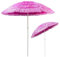 Ggipxalatyr Ø 200cm Parasol Paille De Jardin Exterieur Portable Parasol Exotique Paille Rose, UPF 50+ Réglable Parasol Balcon Inclinable pour Usage Commercial Et Résidentiel Terrasse Balcon